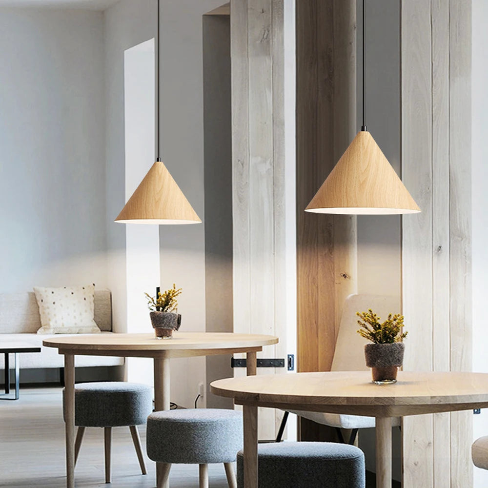 Abat-Jour Bois <br> Oslo-Grain-Light