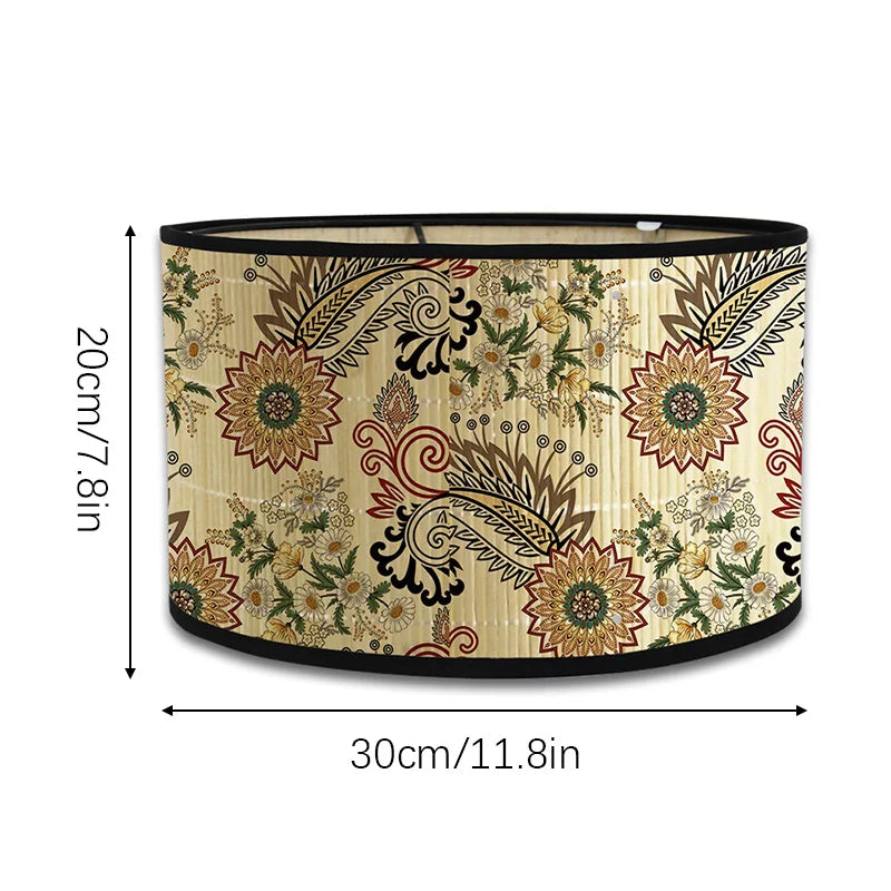 Abat-jour Vang en Bambou Naturel - Diamètre 30cm