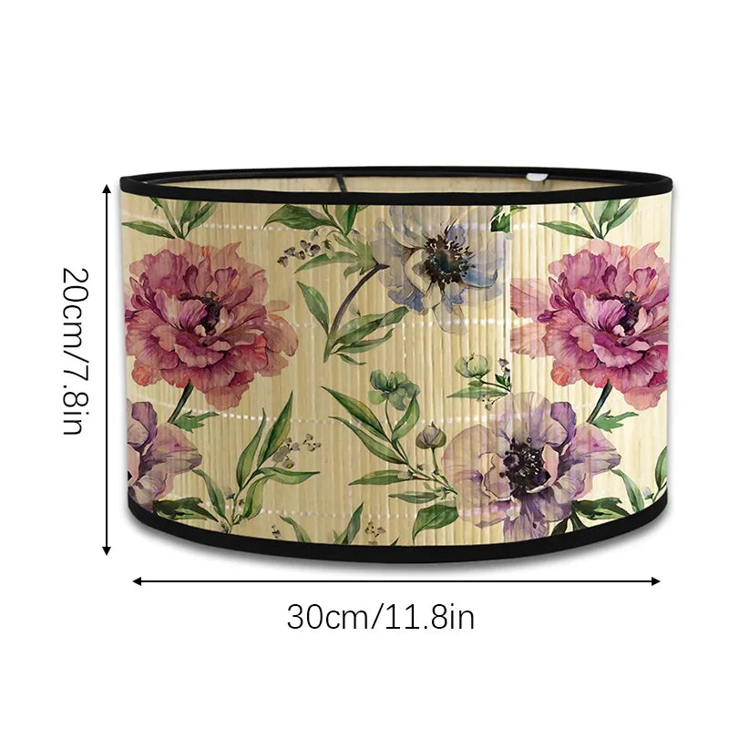 Abat-jour Vang en Bambou Naturel - Diamètre 30cm