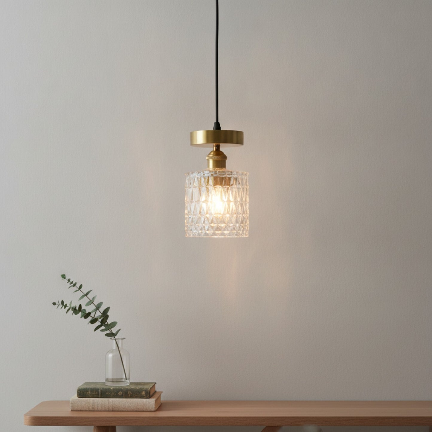 Abat Jour Beauvais Suspension Verre Vintage