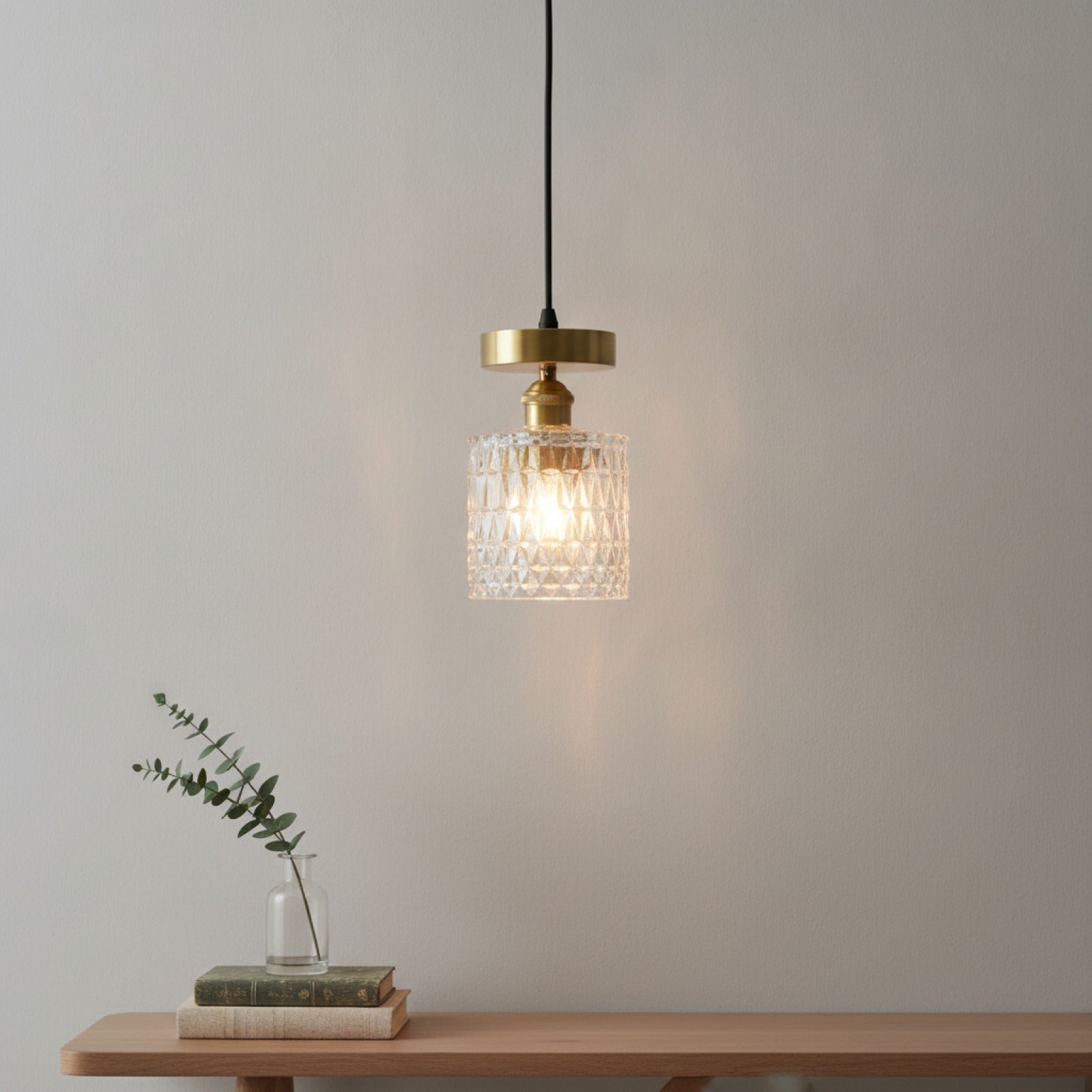Abat Jour Beauvais Suspension Verre Vintage