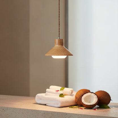 Abat Jour Bois Bergen Suspension Design Naturelle