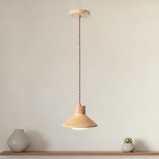Abat Jour Bois Bergen Suspension Design Naturelle
