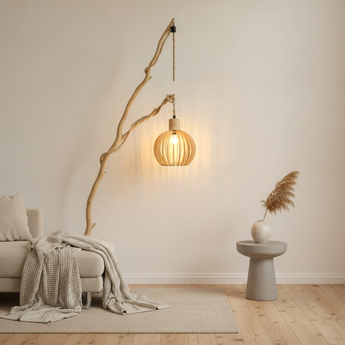 Abat-Jour Bois Khao - Design Scandinave & Naturel