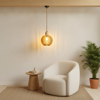 Abat-Jour Bois Kuta : Ambiance Naturelle et Design Moderne