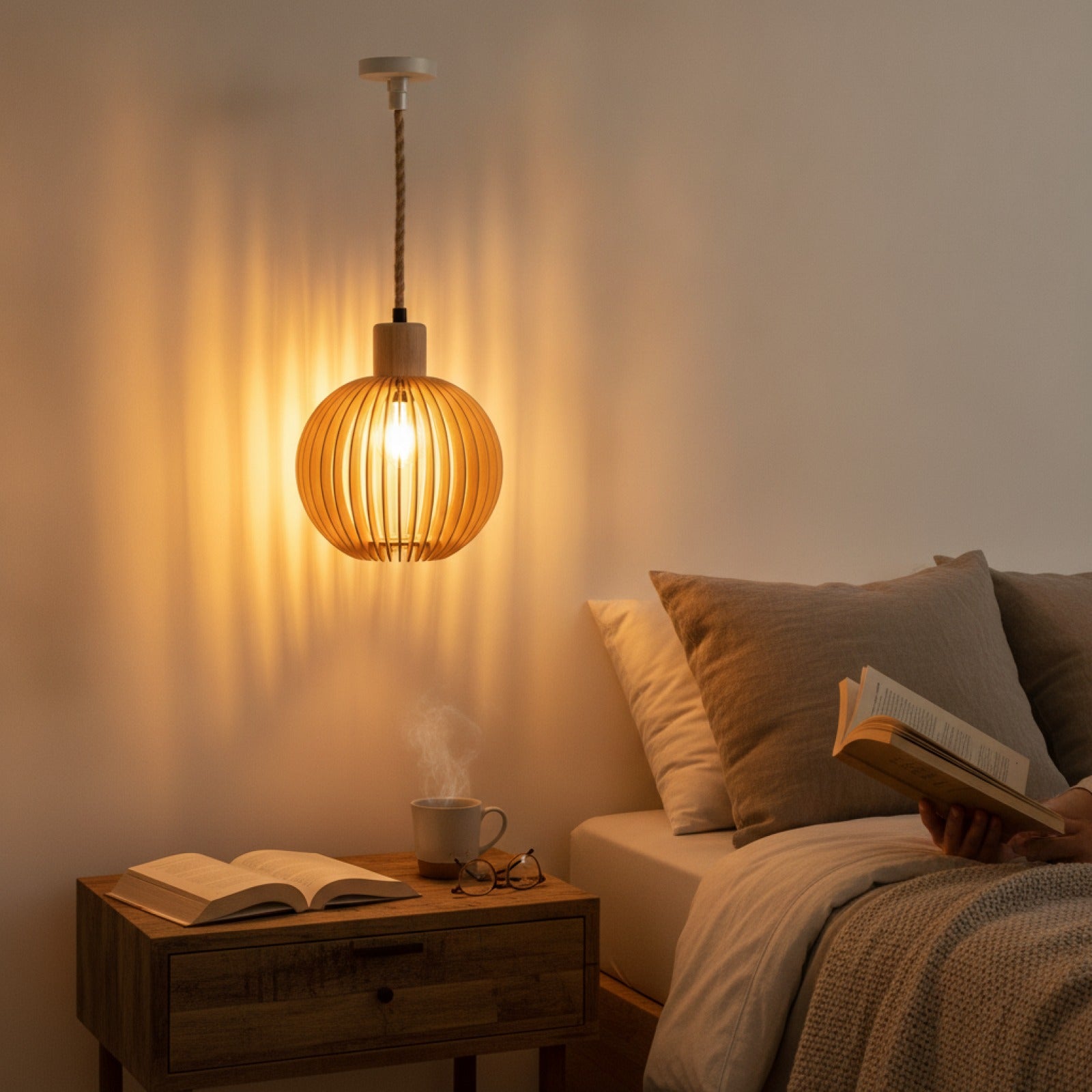 Abat-Jour Bois Kuta : Ambiance Naturelle et Design Moderne