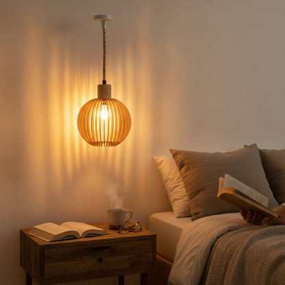 Abat-Jour Bois Kuta : Ambiance Naturelle et Design Moderne