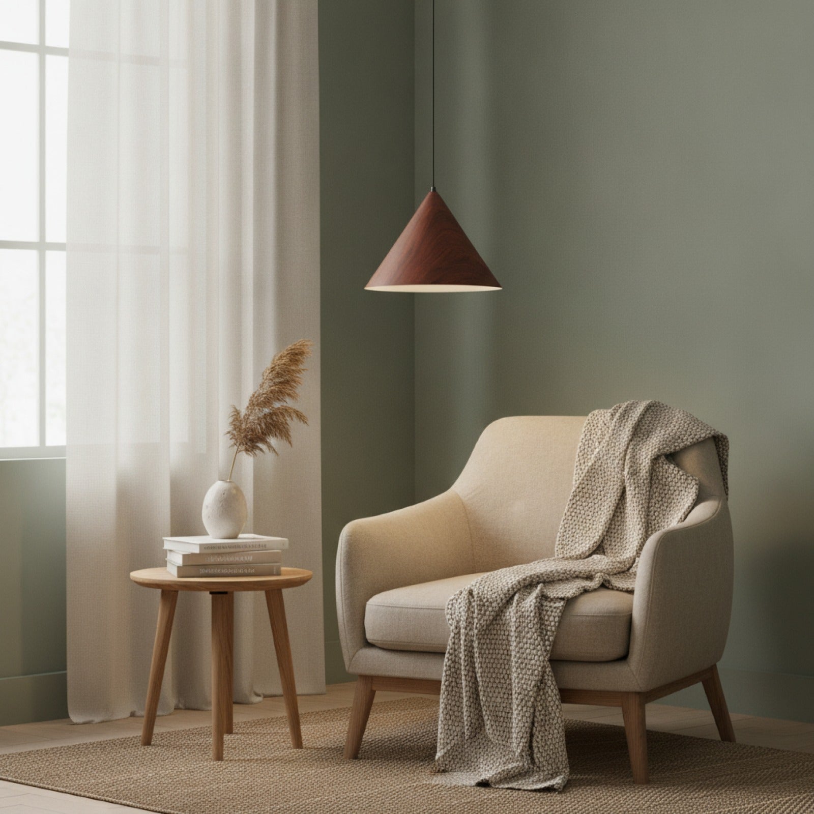 Abat Jour Bois Oslo Scandinave Naturel