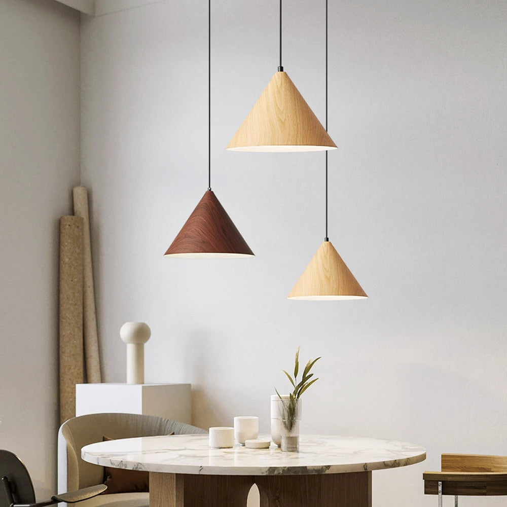 Abat-Jour Bois <br> Oslo-Grain-Light
