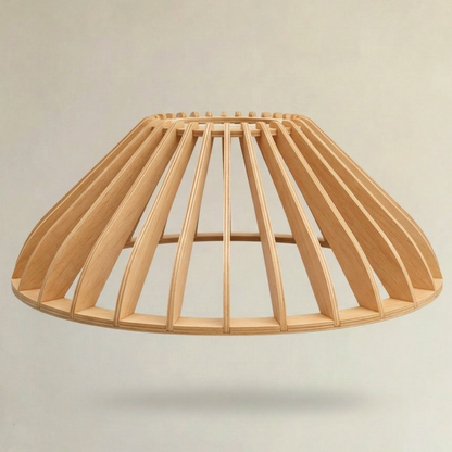 Abat-Jour Bois <br> Renon-Grain-Light