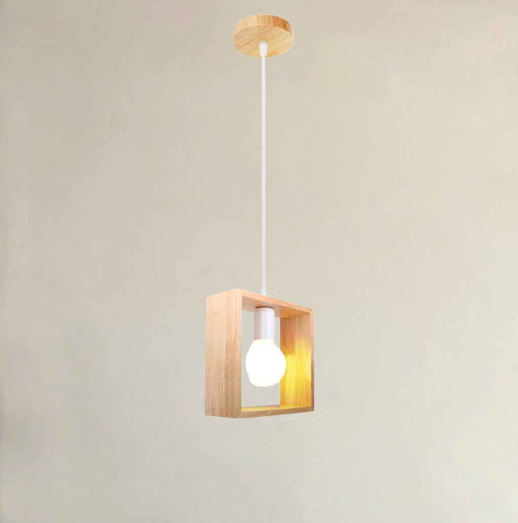 Abat-Jour Bois <br> Turin-Grain-Light