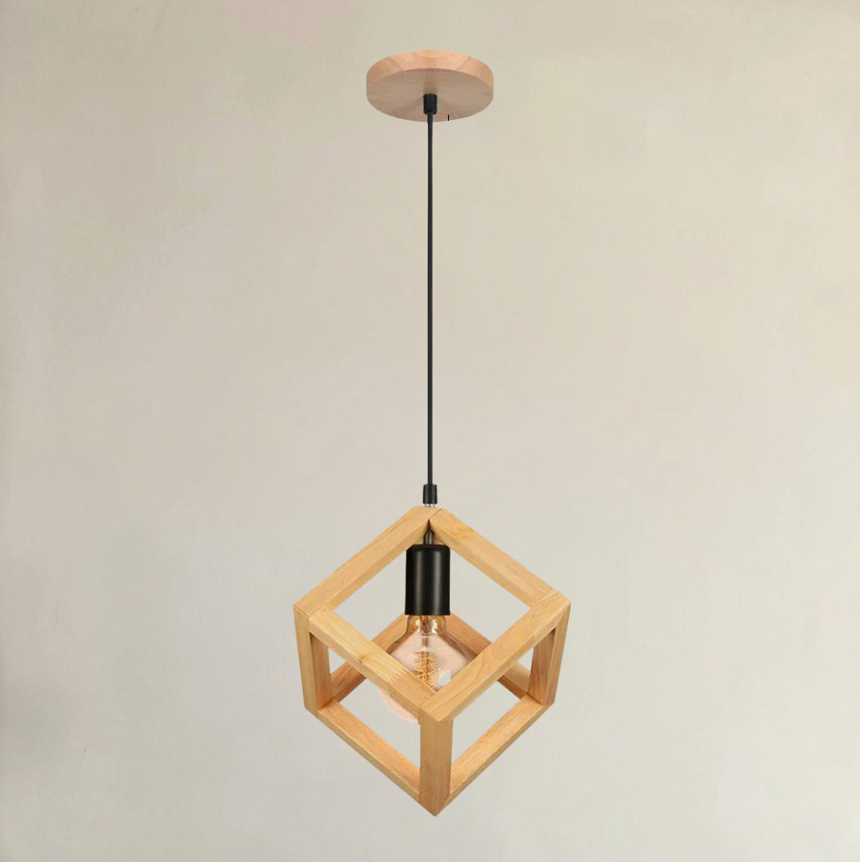 Abat-Jour Bois <br> Turin-Grain-Light