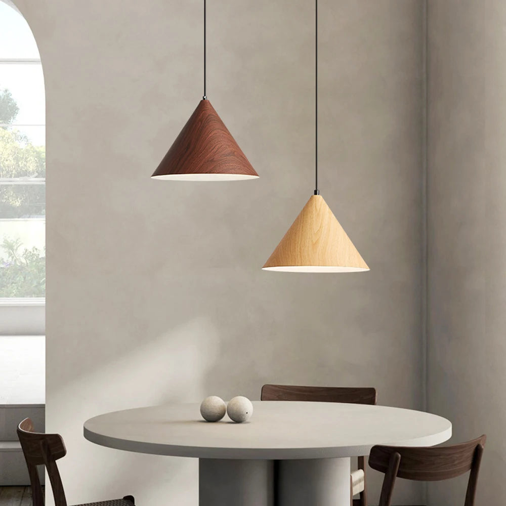 Abat-Jour Bois <br> Oslo-Grain-Light