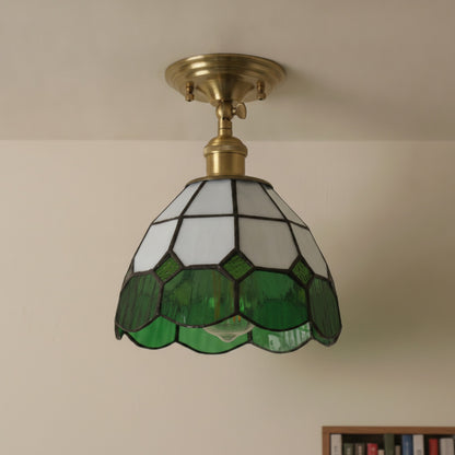 Abat Jour Compiègne Verre Vintage