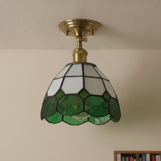 Abat Jour Compiègne Verre Vintage