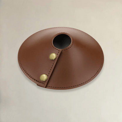 Abat Jour Cuir Kampur Vintage Luminaire Salon