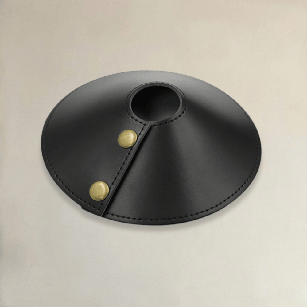 Abat Jour Cuir Kampur Vintage Luminaire Salon