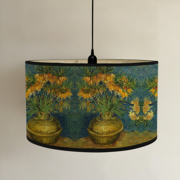 Abat-Jour Arty Cylindrique en Bambou - Design Artistique & Éclairage Chaleureux
