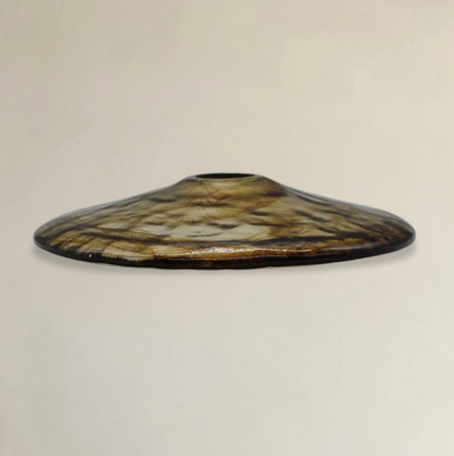 Abat Jour Venise Ambre Verre Mural