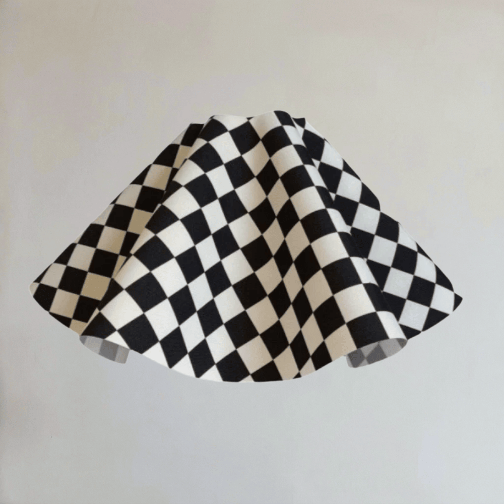 Abat Jour Emerald Damier Ondulé Enfant