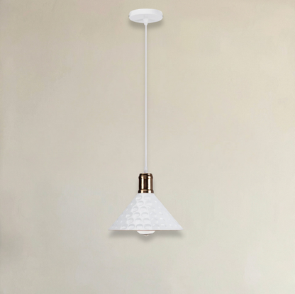 Abat Jour Helsinki Bois & Métal Blanc Scandinave