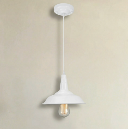 Abat Jour Helsinki Bois & Métal Blanc Scandinave