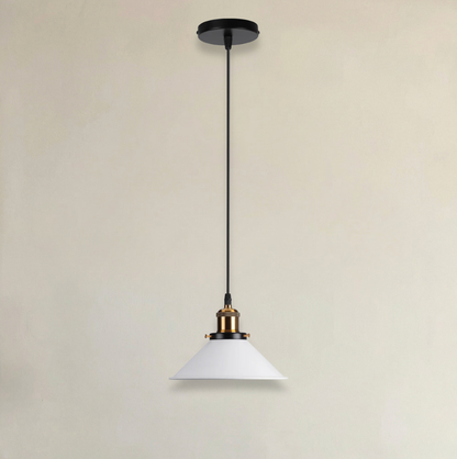 Abat Jour Helsinki Bois & Métal Blanc Scandinave
