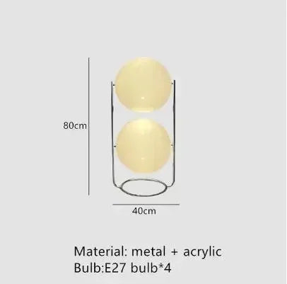 Abat-Jour Lampe sur Pied <br> Bahausia-Grain-Light
