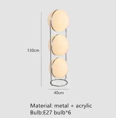 Abat-Jour Lampe sur Pied <br> Bahausia-Grain-Light