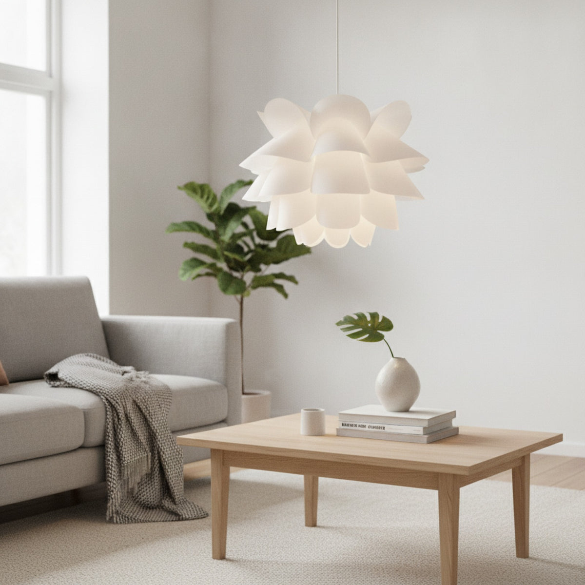 Abat Jour Malmo Blanc Lotus