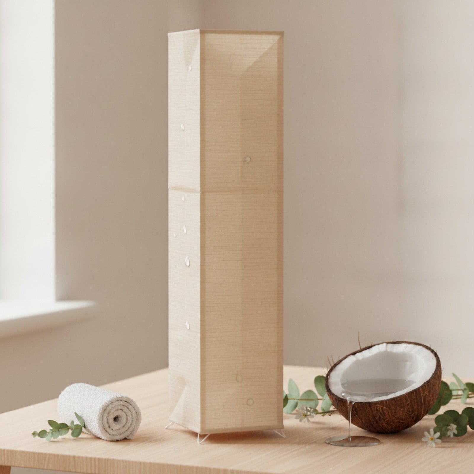 Abat Jour Papier Nagoya Pliable Beige
