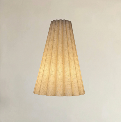 Abat-Jour Plissé <br> Barcelone-Grain-Light