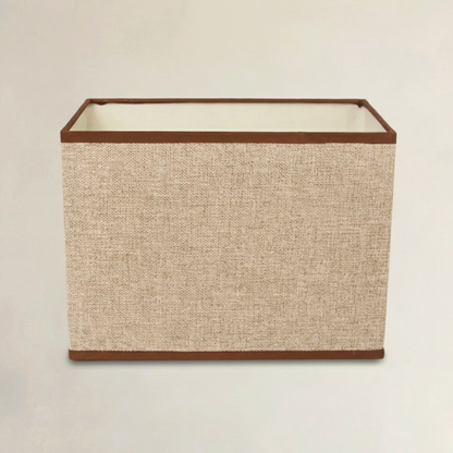 Abat Jour Rectangle Recife Textile Sable