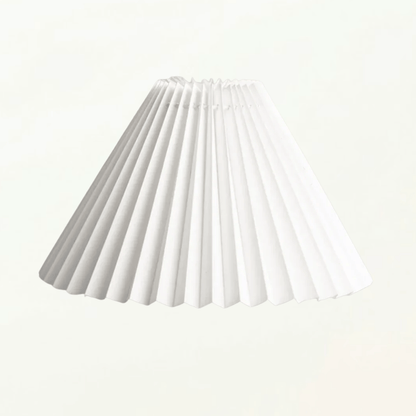 Abat-Jour Riga : Plissé Conique pour Lampe de Chevet