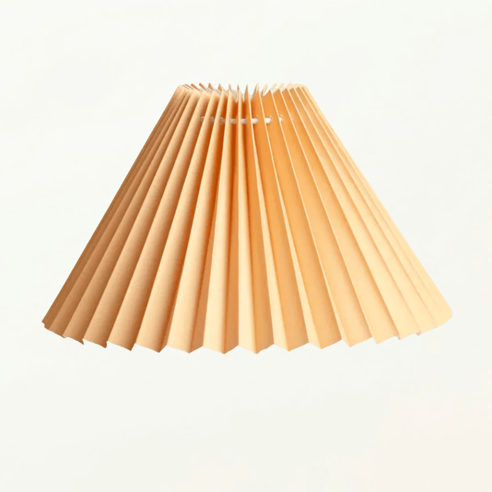Abat-Jour Riga : Plissé Conique pour Lampe de Chevet