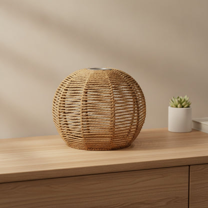 Abat Jour Rotin Nomade Tressage Artisanal