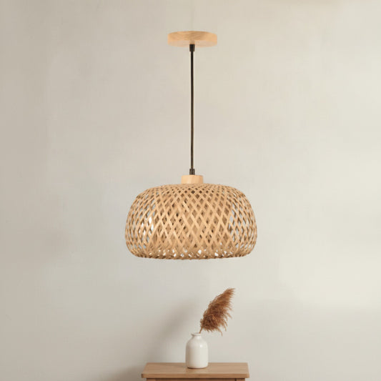 Abat Jour Rotin Penida Tressage Artisanal