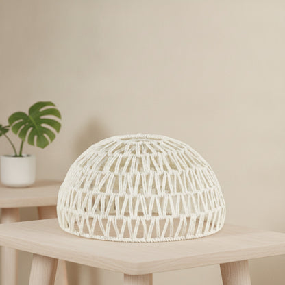 Abat Jour Rotin Udon Naturel Suspension