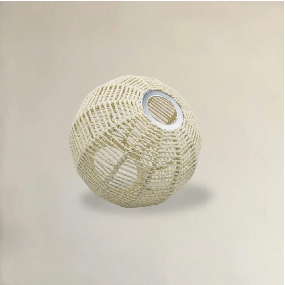 Abat-Jour Rotin <br> Volute-Grain-Light