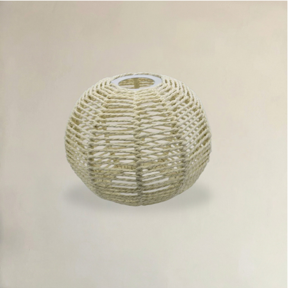 Abat-Jour Rotin <br> Volute-Grain-Light