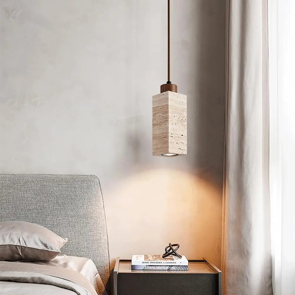 Abat-Jour Suspension Pierre <br> Kosi-Grain-Light