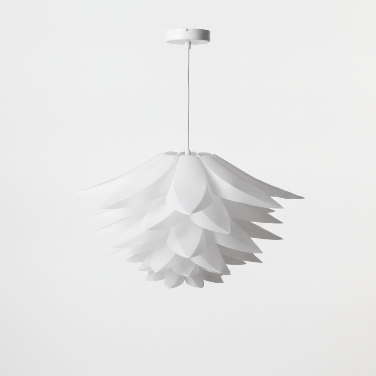 Abat Jour Suspension Split Fleur Modulable Bleu