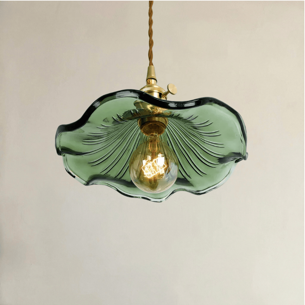 Abat-Jour Suspension Verre <br> Florence-Grain-Light