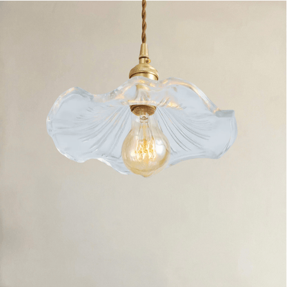 Abat-Jour Suspension Verre <br> Florence-Grain-Light