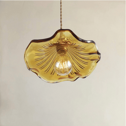 Abat-Jour Suspension Verre <br> Florence-Grain-Light