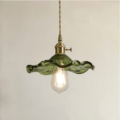Abat-Jour Suspension Verre <br> Florence-Grain-Light
