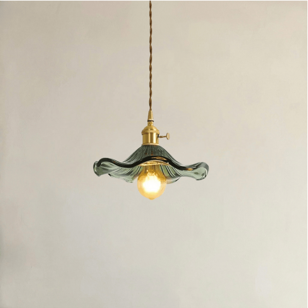 Abat-Jour Suspension Verre <br> Florence-Grain-Light