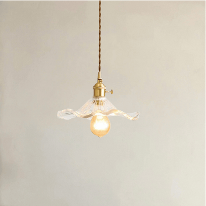 Abat-Jour Suspension Verre <br> Florence-Grain-Light