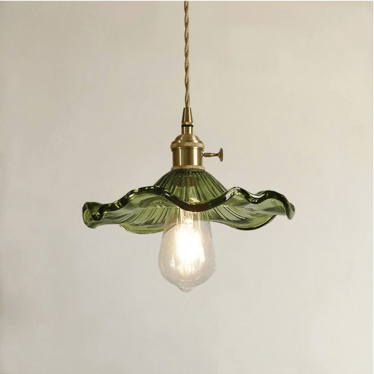 Abat-Jour Suspension Verre <br> Florence-Grain-Light