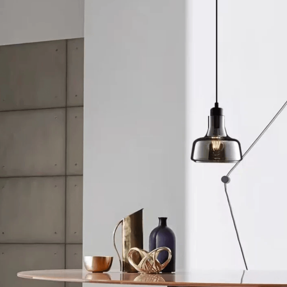 Abat-Jour Suspension Verre <br> Milan-Grain-Light
